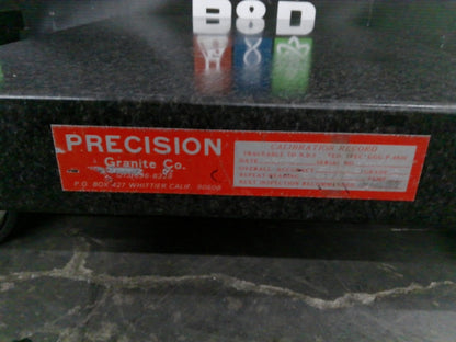 Granite Surface Inspection Plates 24"x18"x4" - Lot of 3