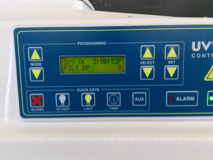 AirClean Systems PCR 3ft Laminar Flow Workstation w/HEPA & Blower, FULLY TESTED