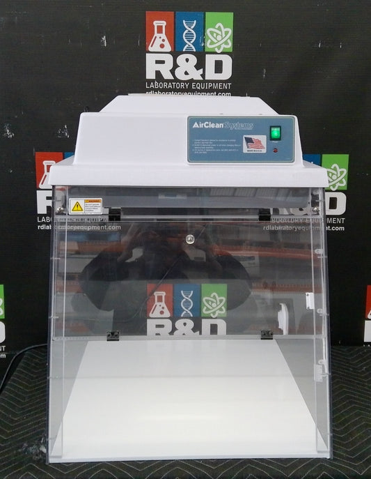 AirClean Systems PCR 2ft Laminar Flow Workstation w/HEPA & Blower, FULLY TESTED