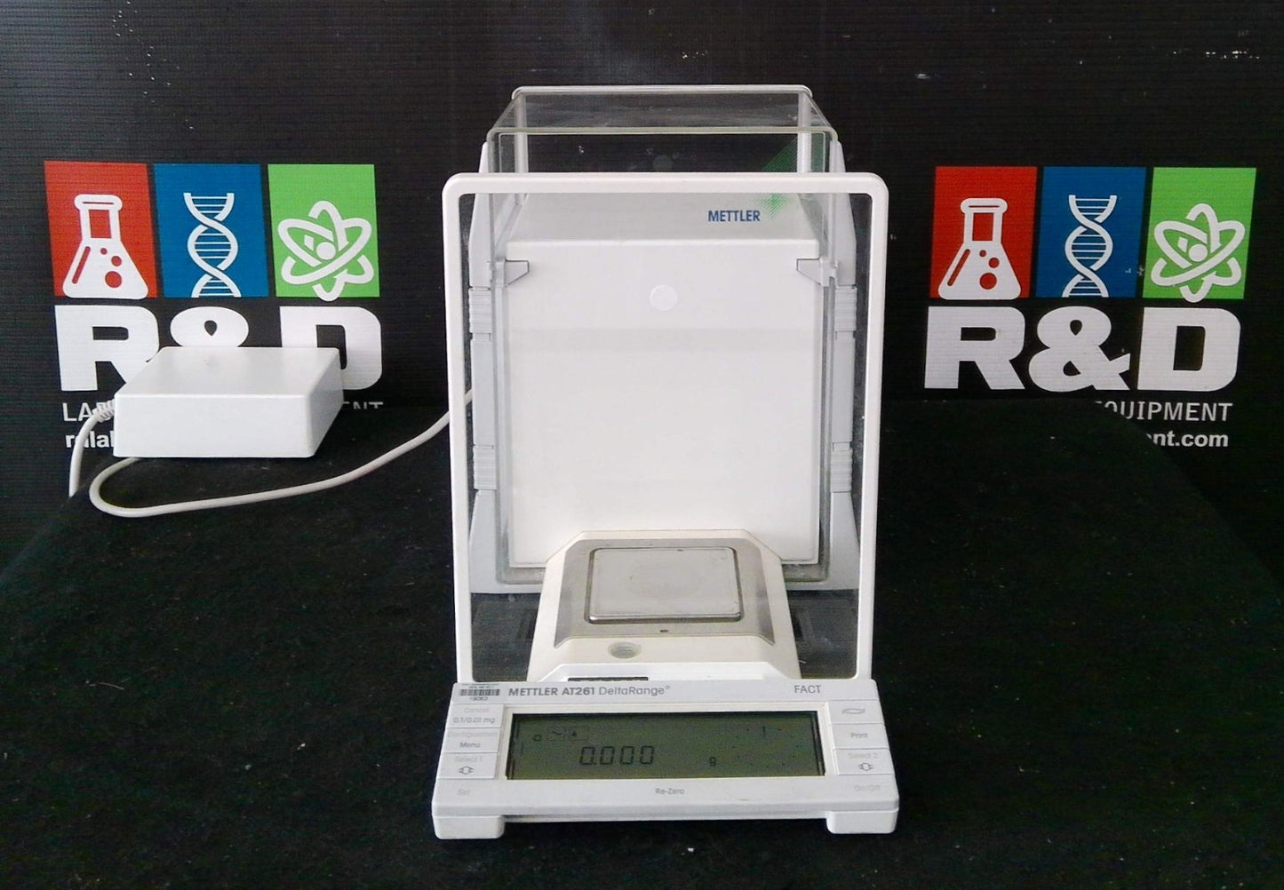 Mettler AT261 Delta Range Analytical Balance Max: 205g/62g d=0.1mg/0.01mg TESTED