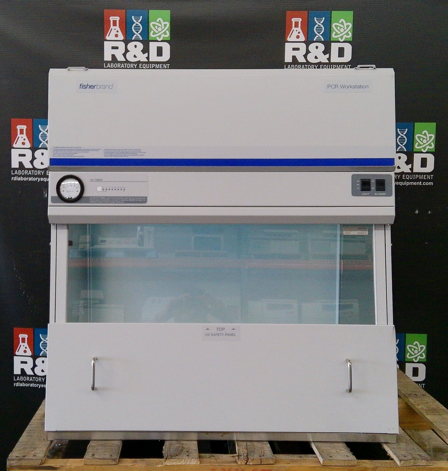 Fisherbrand/Labconco 3ft 3560002 HEPA PCR Workstation Laminar Flow w/UV Lighting