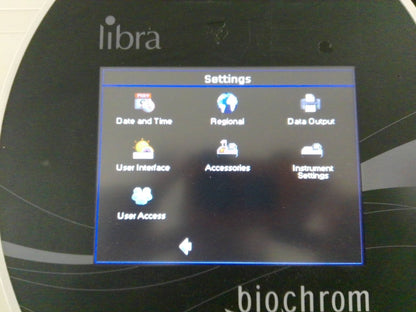 Biochrom Libra 80-7000-01 S50 UV/Vis Spectrophotometer 120v FULLY TESTED