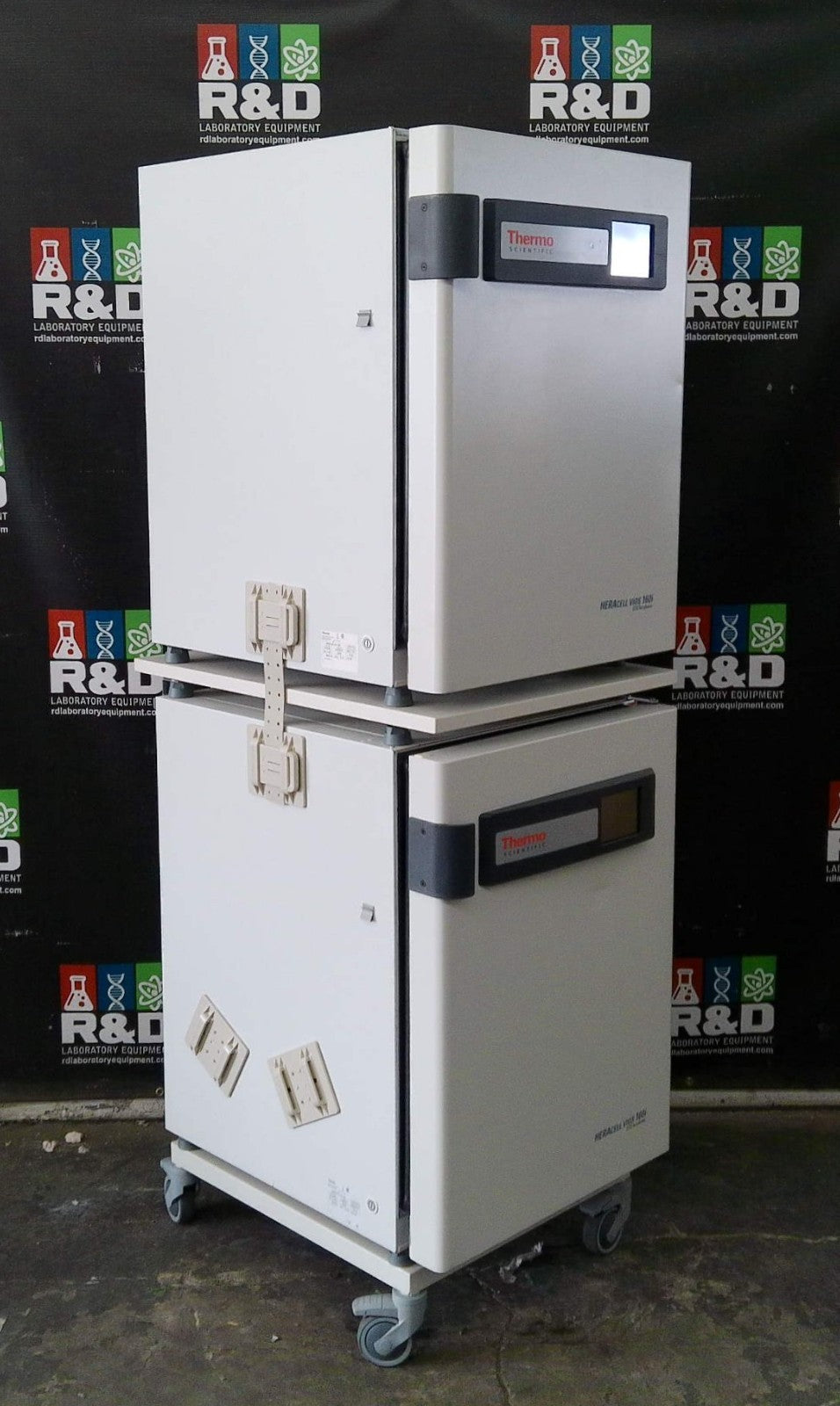 Thermo HERAcell Vios 160i Double Stack Copper Lined CO2 Incubators (2015)