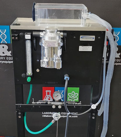 VetEquip Veterinary Rodent Anesthesia System, Isoflurane Vaporizer With Cart