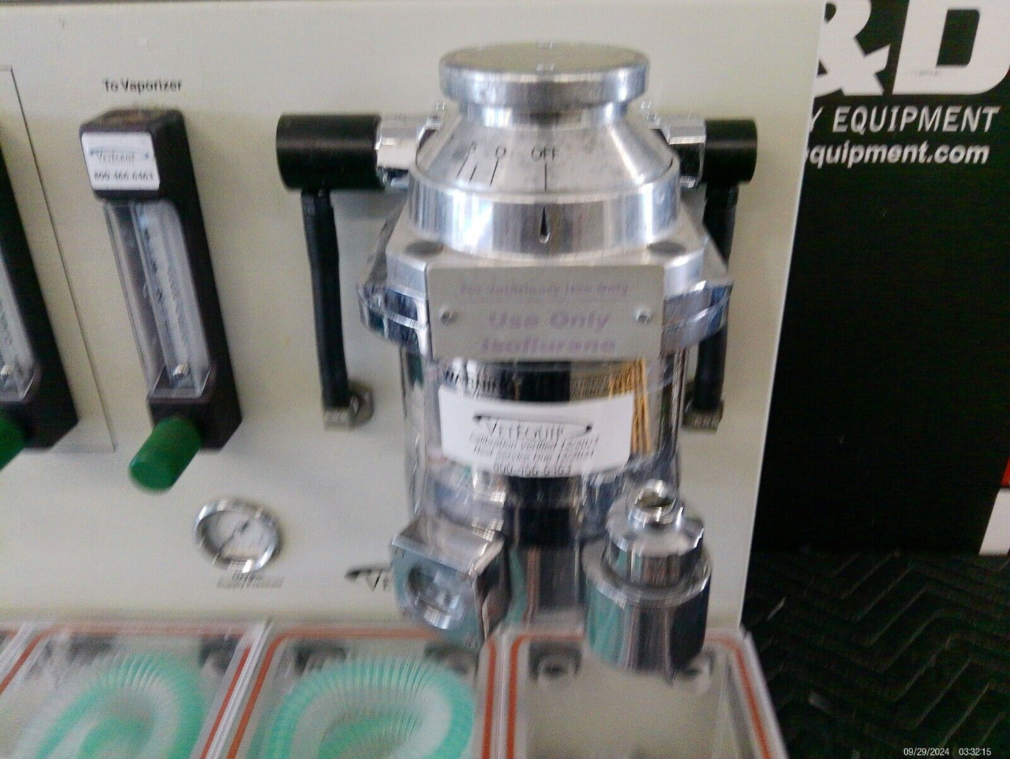 VetEquip Impac 6 Quad-Chamber Rodent/Mouse Veterinary Anesthesia System
