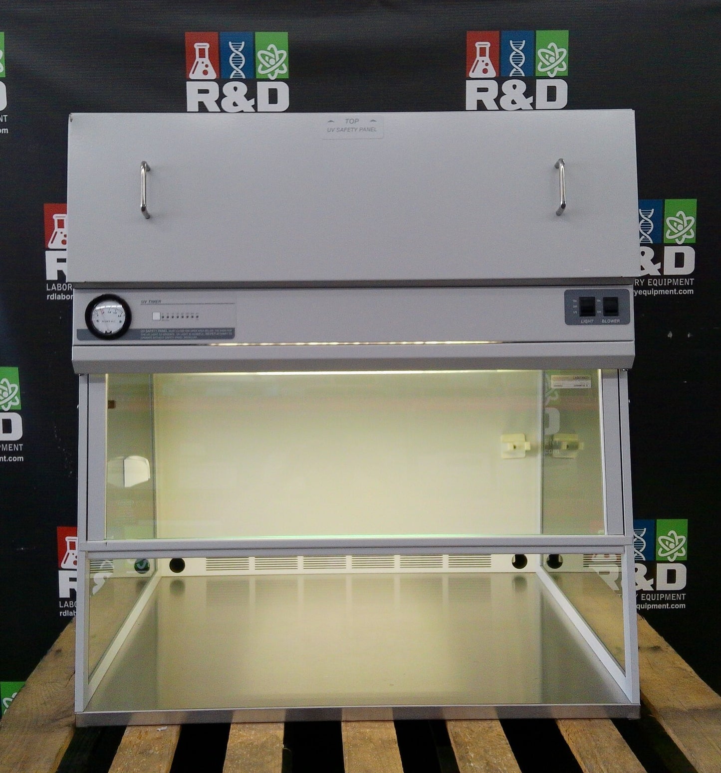 Fisherbrand/Labconco 3ft 3560002 HEPA PCR Workstation Laminar Flow w/UV Lighting