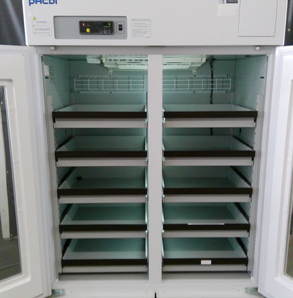 PHCbi MPR-1412R-PA Double Door Pharmaceutical +4C Refrigerator 48Cf 120v