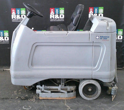 Advance HR 2800 Nilfisk Ride Along Floor Cleaner Scrubber New Batteries &Charger