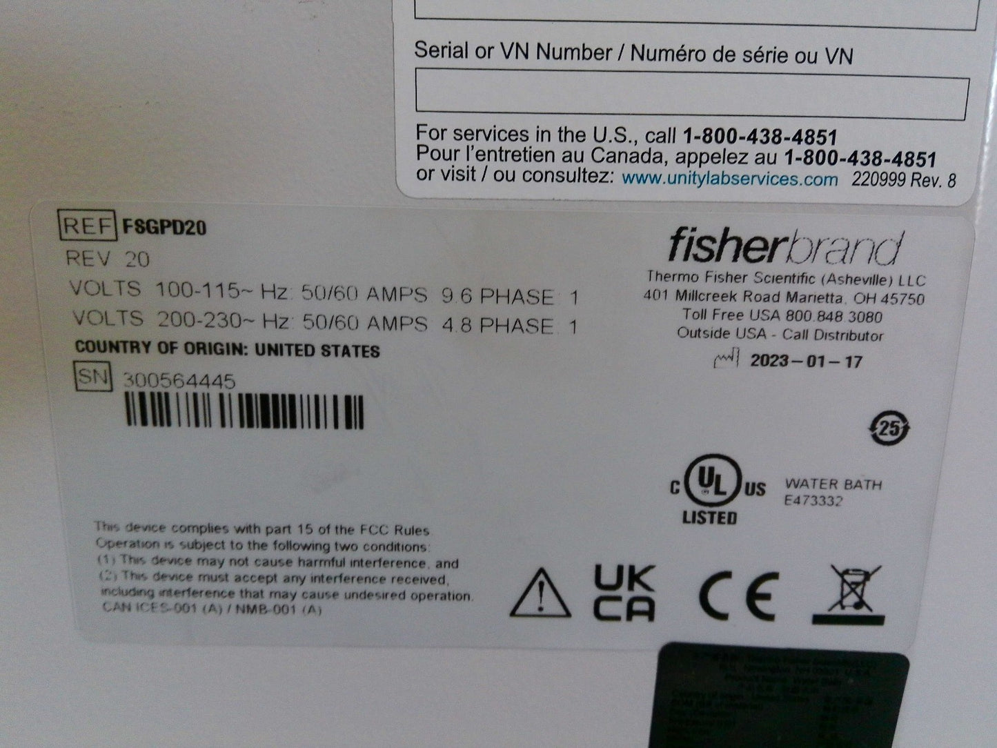 Fisherbrand Isotemp GPD20 General Purpose Deluxe Water Bath 20L FULLY TESTED