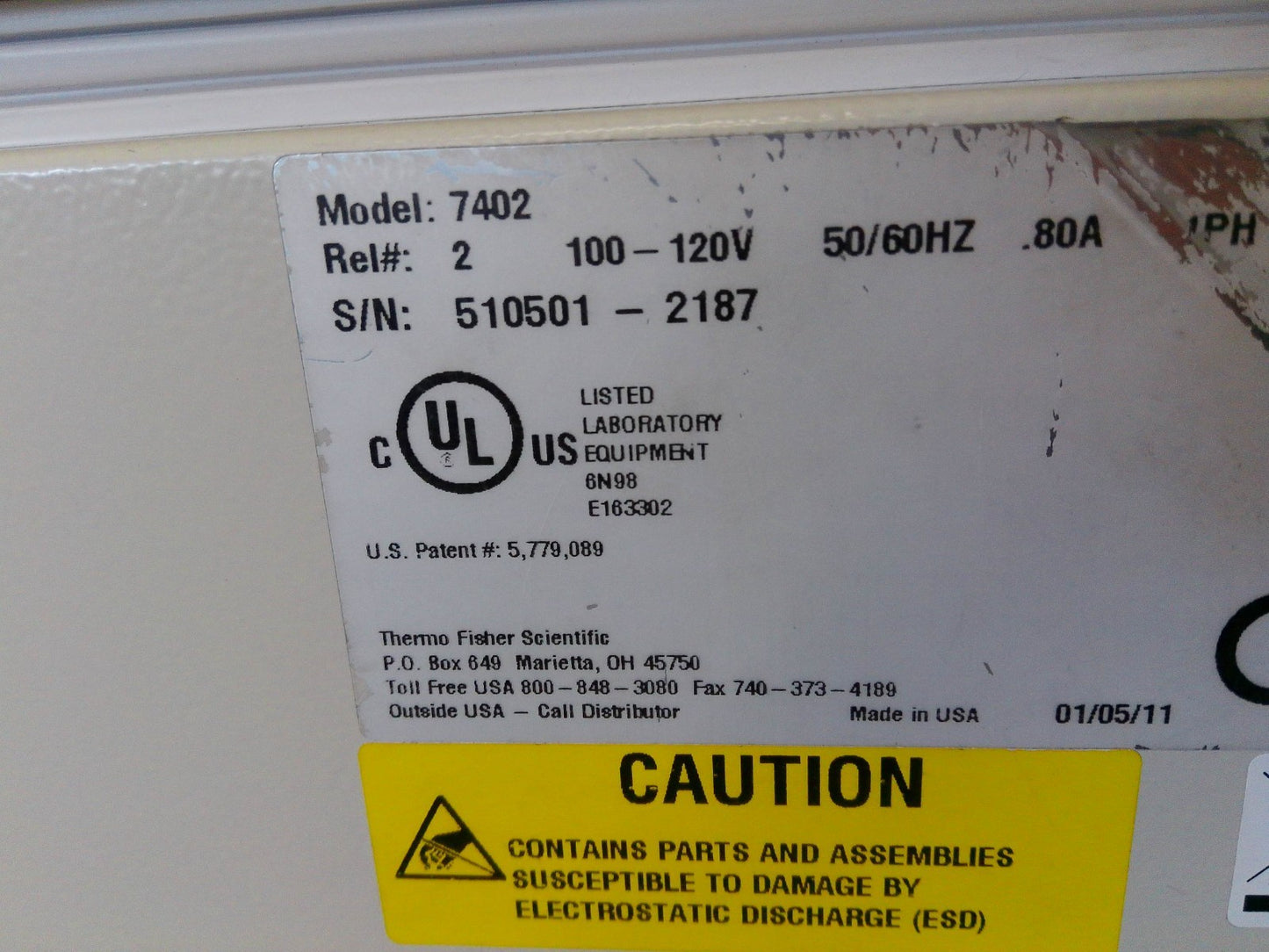 Thermo Scientific 7402 CryoPlus 2 LN2 Liquid Nitrogen Cold Storage 200L System