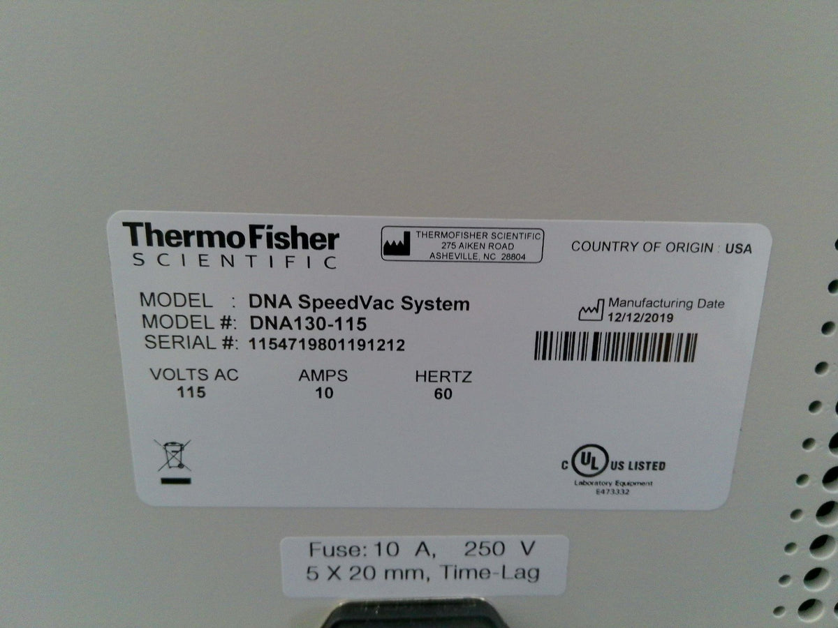 Thermo Scientific Savant SpeedVac DNA130 Vacuum Concentrator
