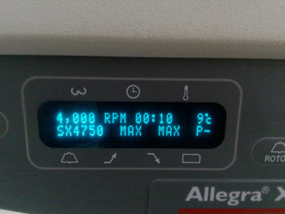 Beckman Allegra X-12R Refrigerated Benchtop Centrifuge w/ Rotor, Buckets 208v