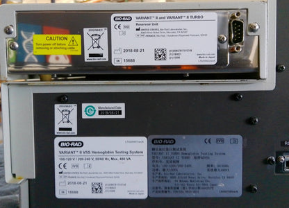 Bio-Rad VARIANT II VCS Hemoglobin Testing System