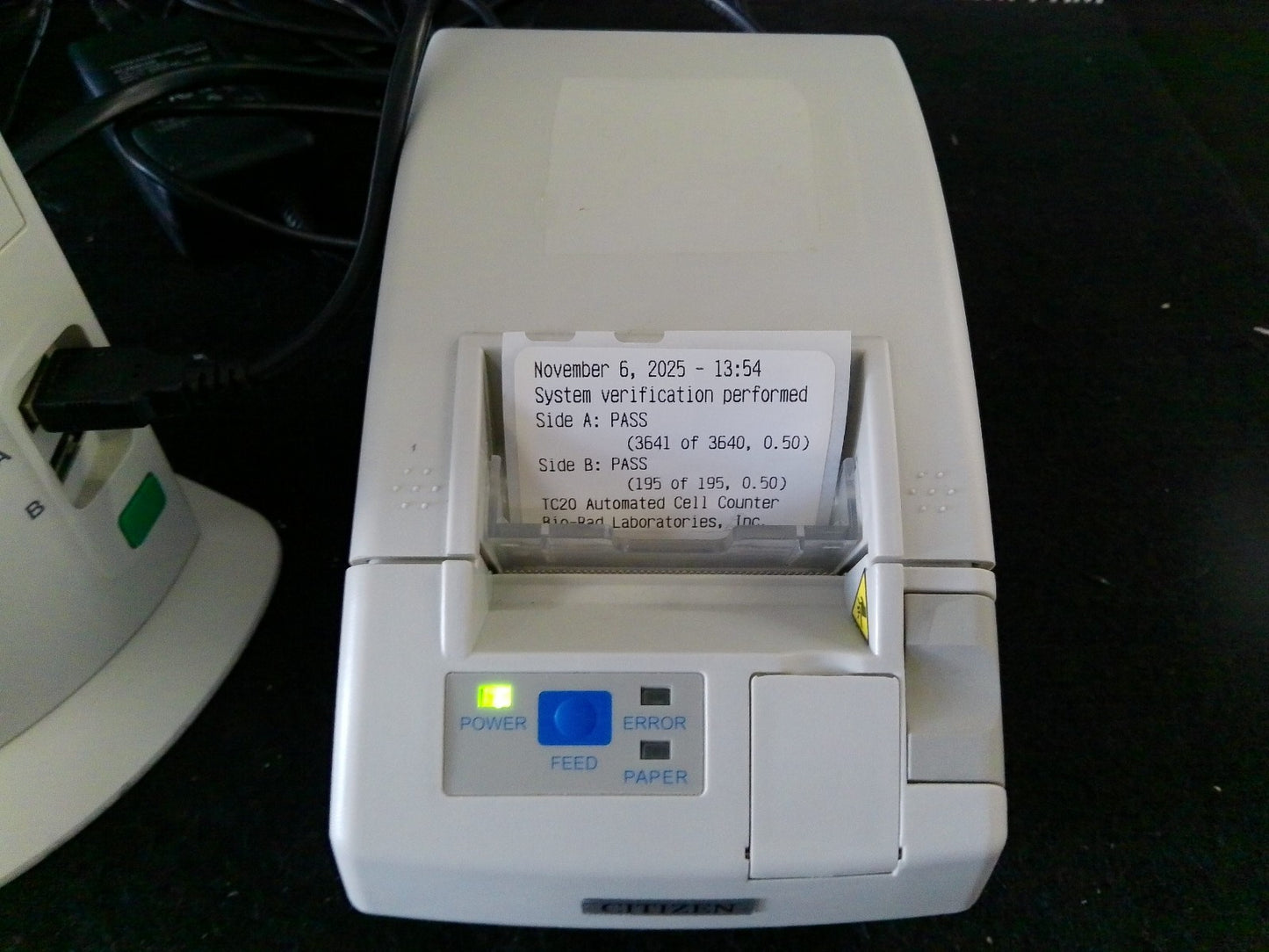Bio-Rad TC20 Automated Cell Counter w/ Printer and Accessories