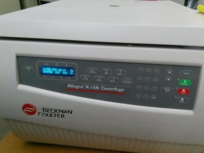 Beckman Allegra X-15R Refrigerated Benchtop Centrifuge w/Rotor, Buckets, Inserts