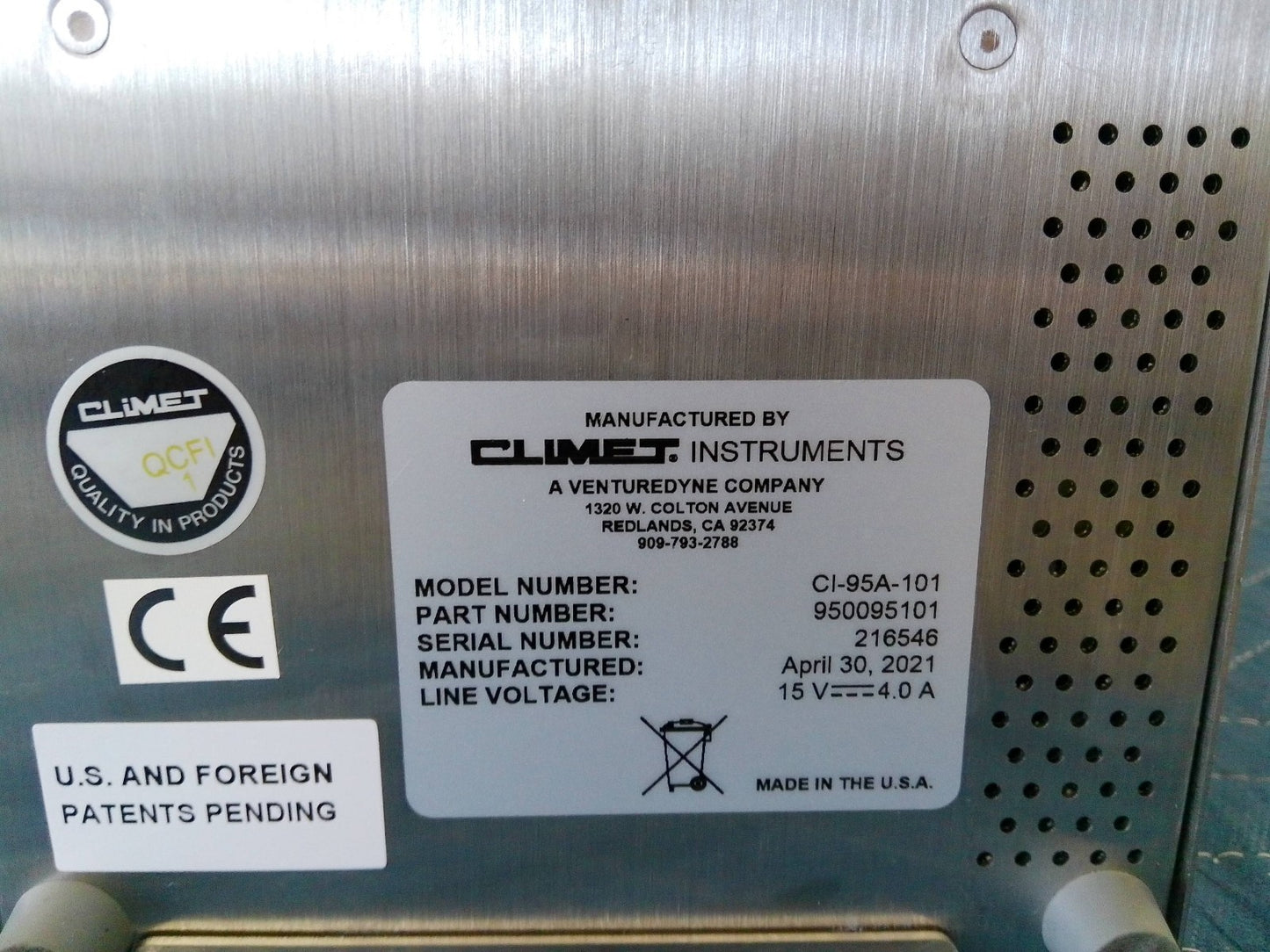 Climet CI-95A Microbial Air Sampler (2021) FULLY TESTED
