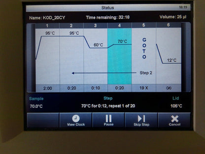 Bio-Rad T100 96 Well Thermal Cycler PCR Gene Analysis System