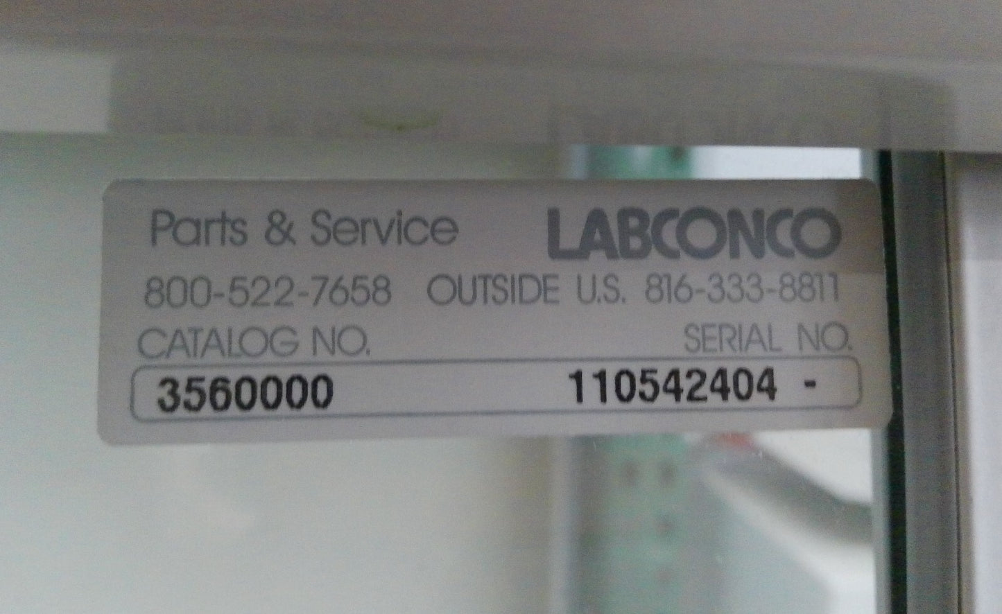 Fisher Scientific Labconco 3560000 2ft PCR Workstation w/UV & Stand FULLY TESTED