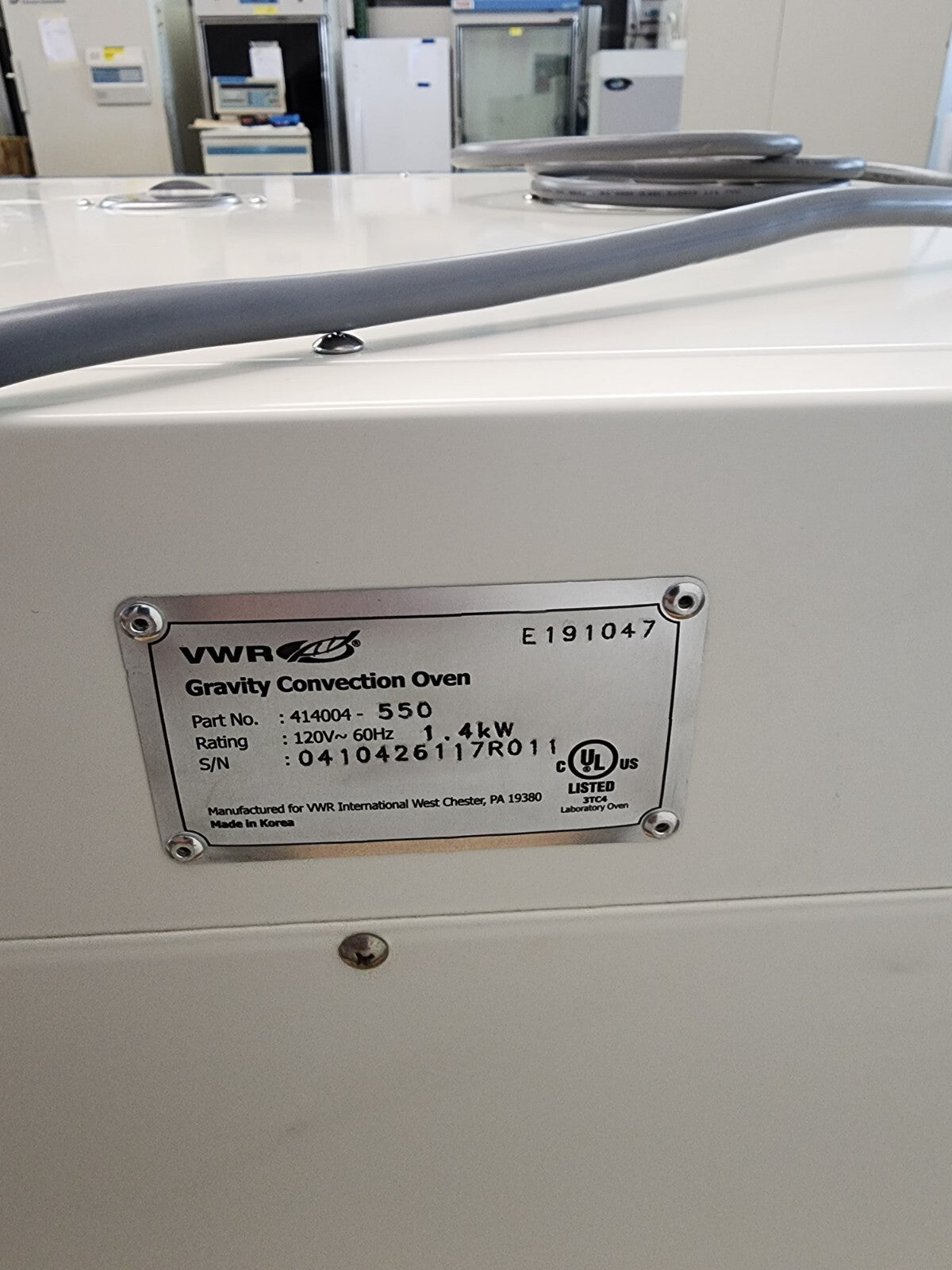 VWR 414004-550 Gravity Convection Oven (70°c-230°c) 3.7Cf 120v FULLY TESTED