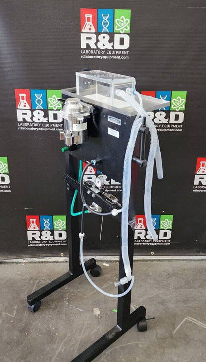 VetEquip Veterinary Rodent Anesthesia System, Isoflurane Vaporizer With Cart