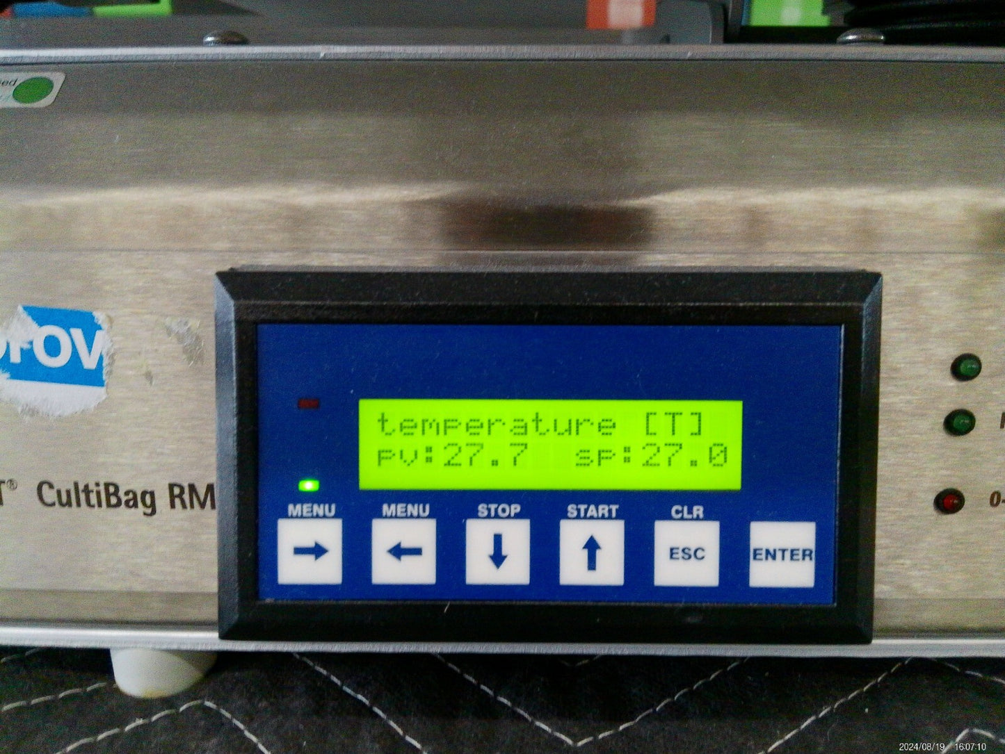 Sartorius DS050LBRM BIOSTAT BR-005 CultiBag RM50 Bioreactor w/Extras & Lid