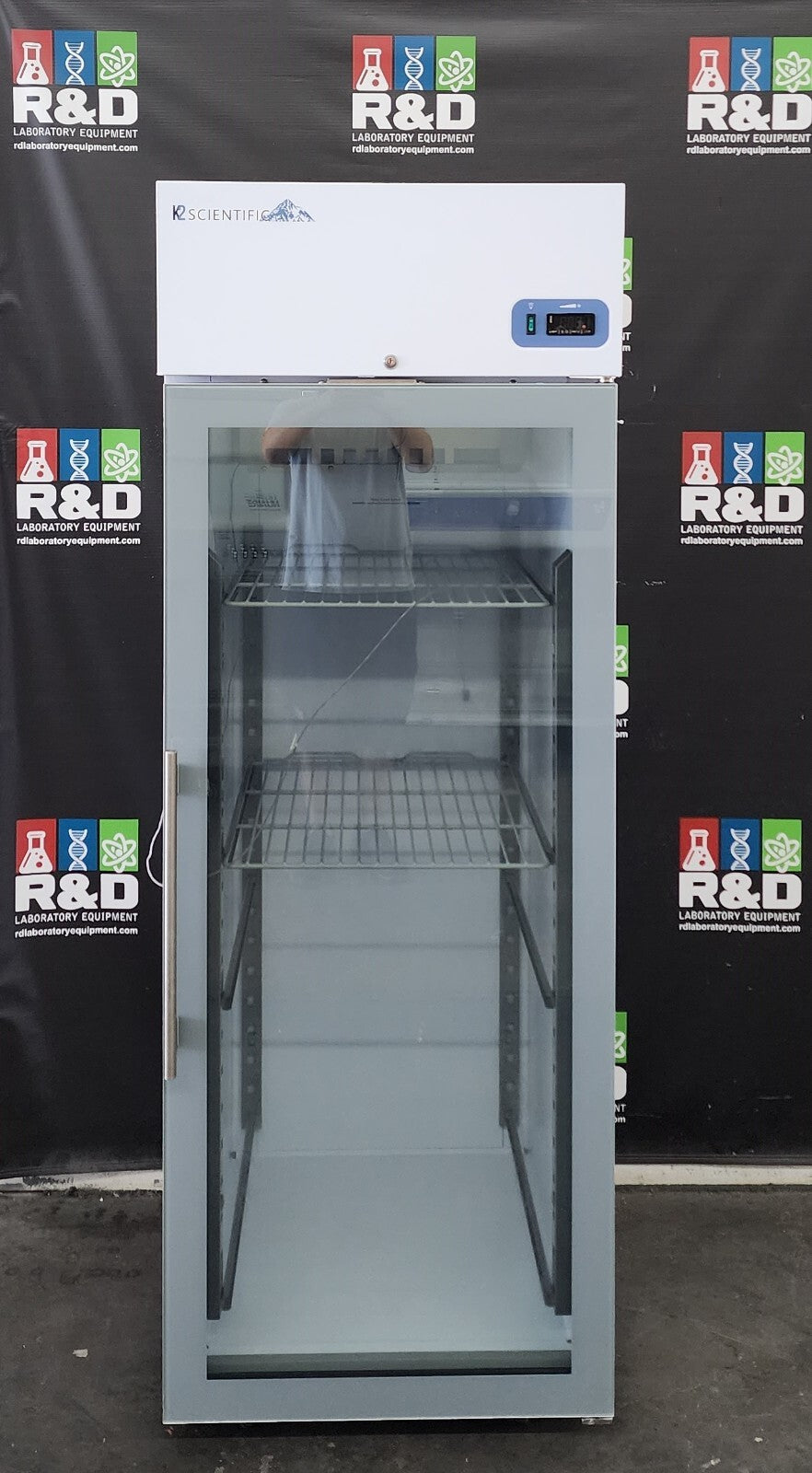 K2 Scientific K225GDR +4°C Commercial Refrigerator 25Cf 120v FULLY TESTED