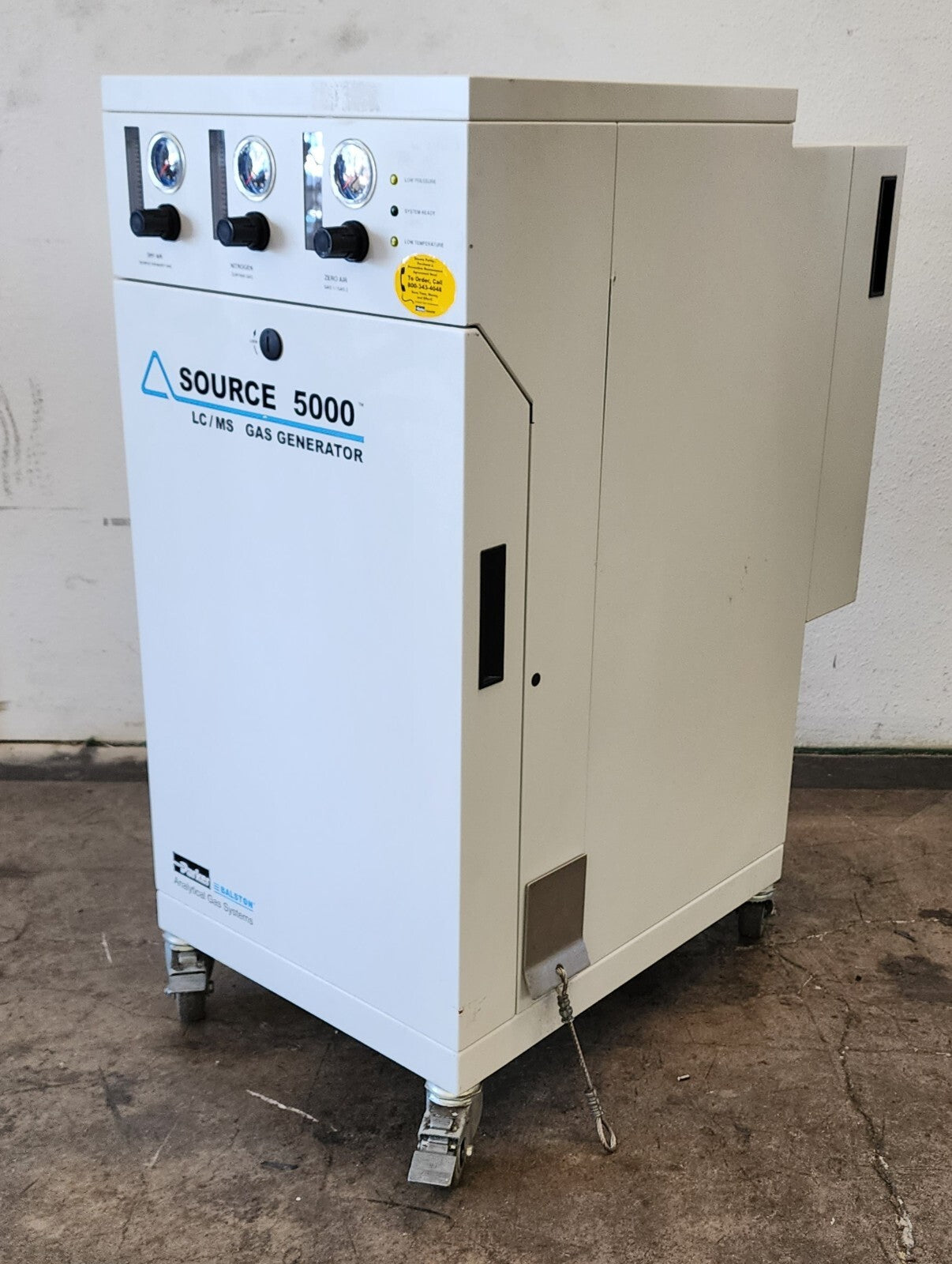 PARKER BALSTON LC/MS LCMS-5000NA ANALYTICAL SYSTEM TRI-GAS GENERATOR 120v