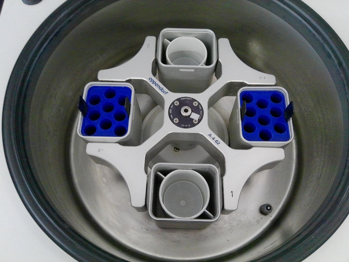 Eppendorf 5810R Refrigerated Centrifuge w/ Rotor (A-4-62), Buckets & Inserts
