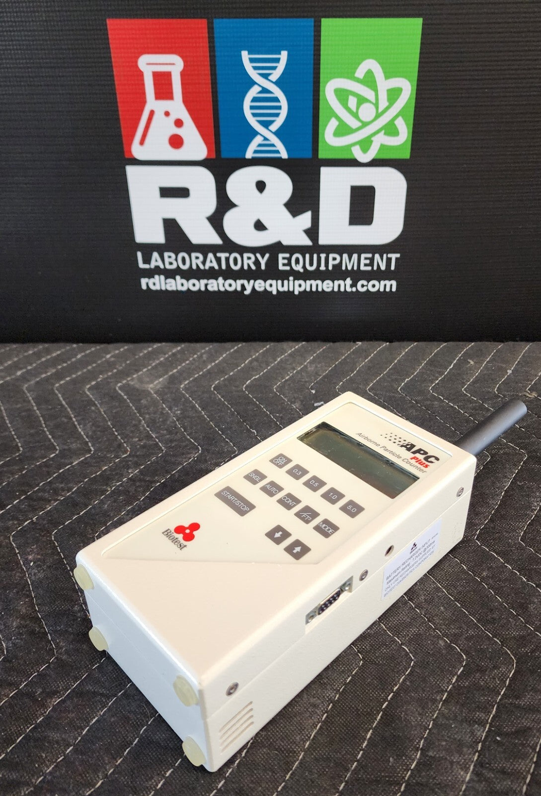 Apc Lab Biotest 942300 APC Plus Airborne Particle Size Counter 0.3 0.5 1.0 5.0