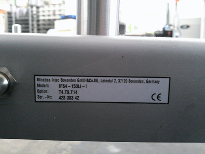 Sartorius/ Minebea Intec IFS4 Stainless Steel Weighing Platform Drum Scale