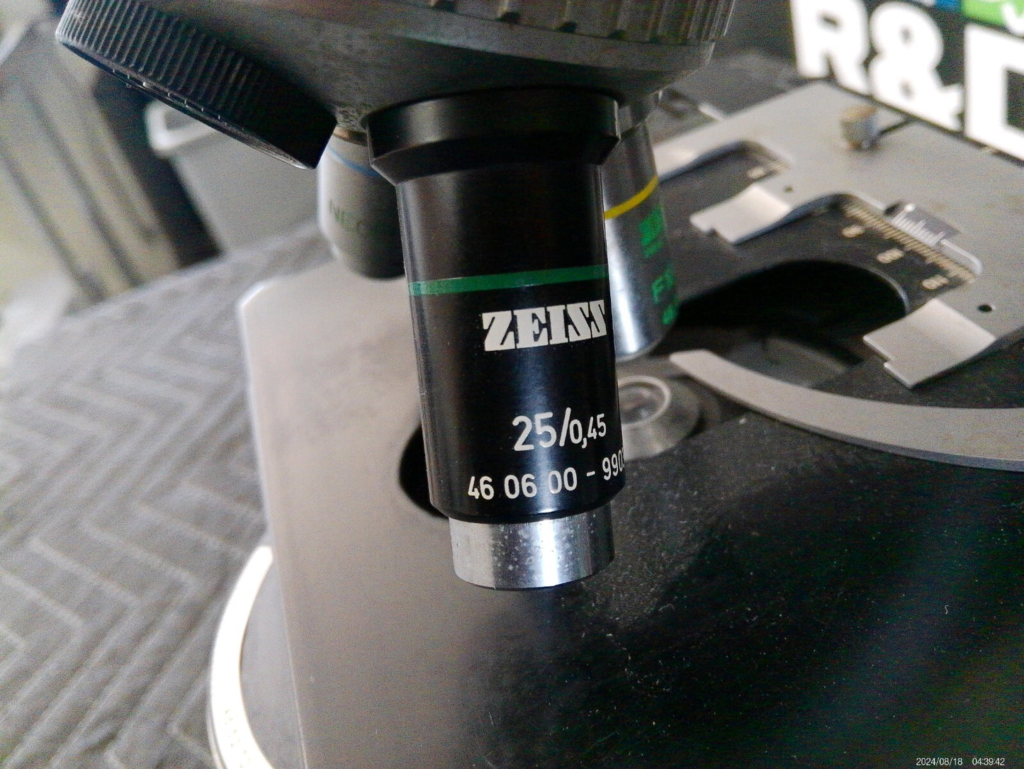 Zeiss Max ERB 467065-9914 Inspection Microscope w/ 3 Objectives FULLY TESTED