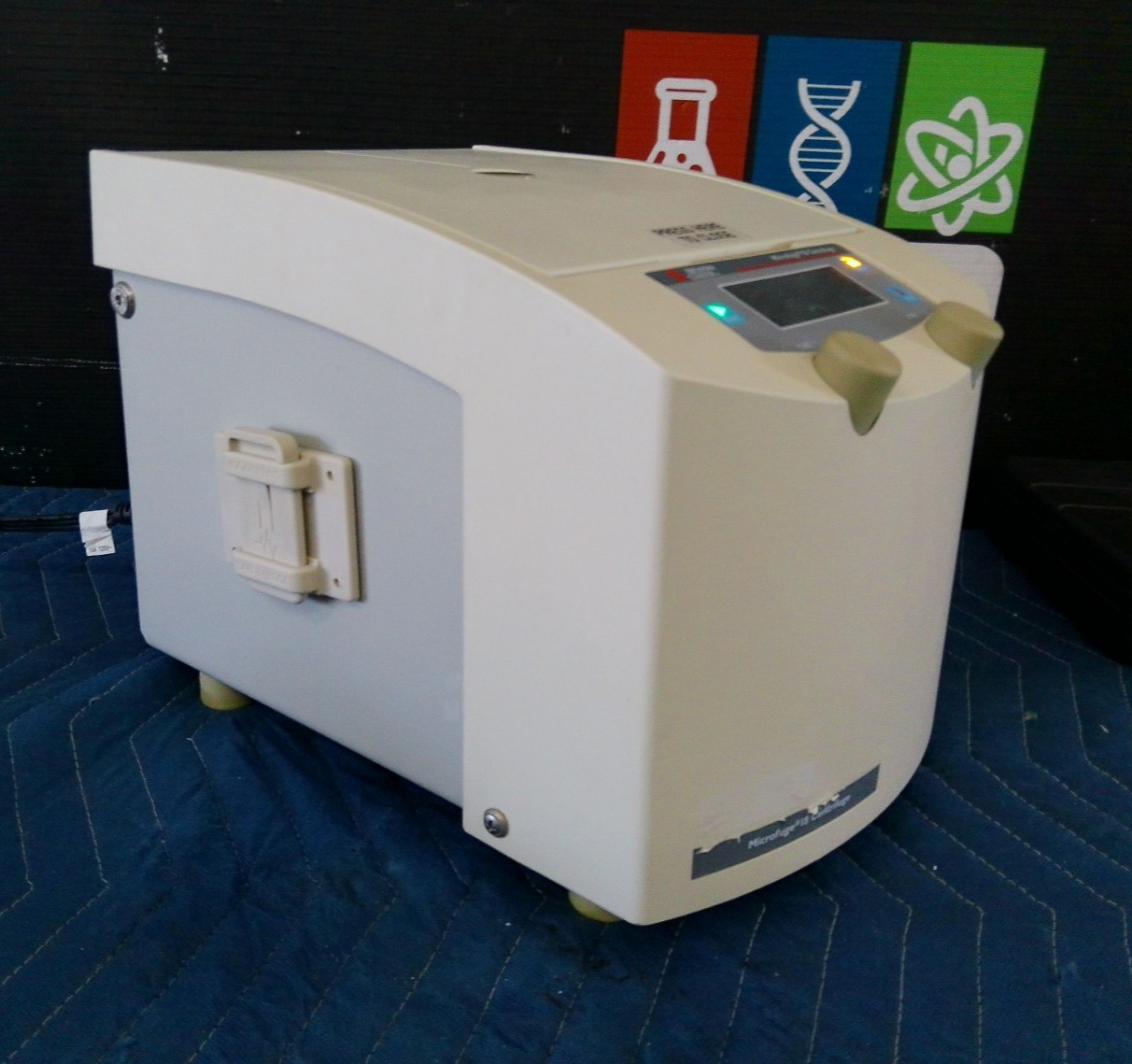 Beckman Coulter Microfuge 18 Benchtop Centrifuge w/ Fixed Angle Rotor TESTED