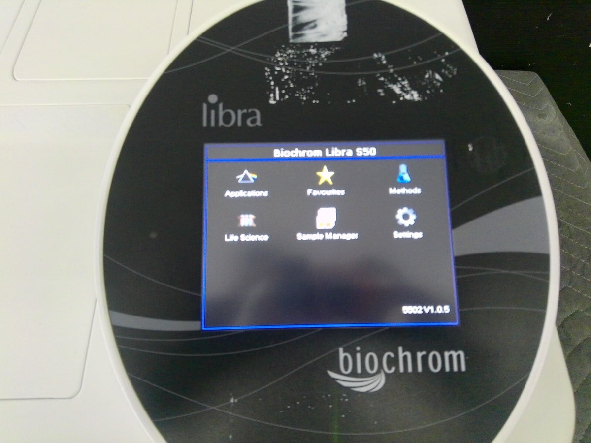 Biochrom Libra 80-7000-01 S50 UV/Vis Spectrophotometer 120v FULLY TESTED