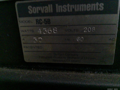 Sorvall RC-5B Refrigerated Floor Centrifuge, Ask For Rotor Options, FULLY TESTED