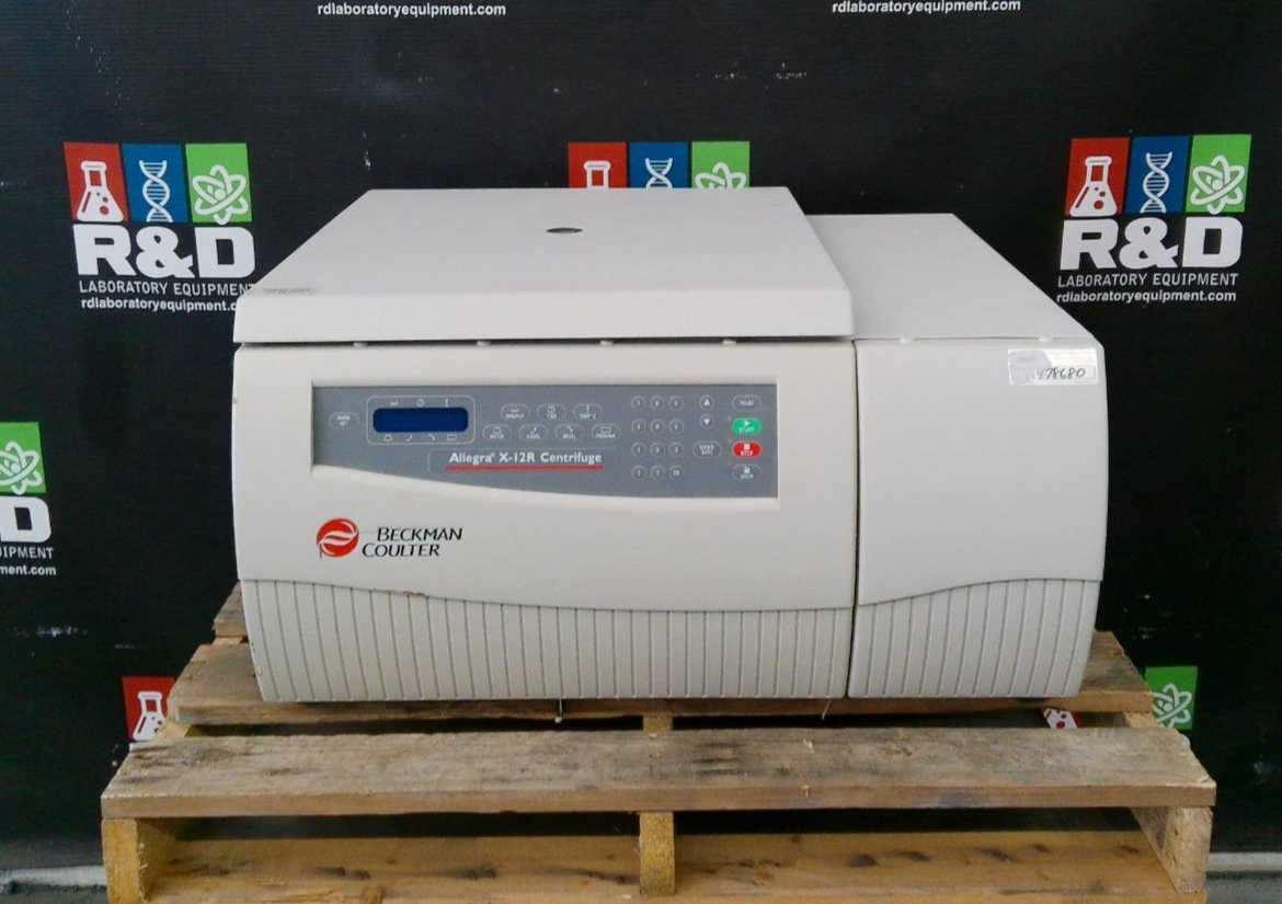Beckman Allegra X-12R Refrigerated Benchtop Centrifuge w/ Rotor, Buckets 208v