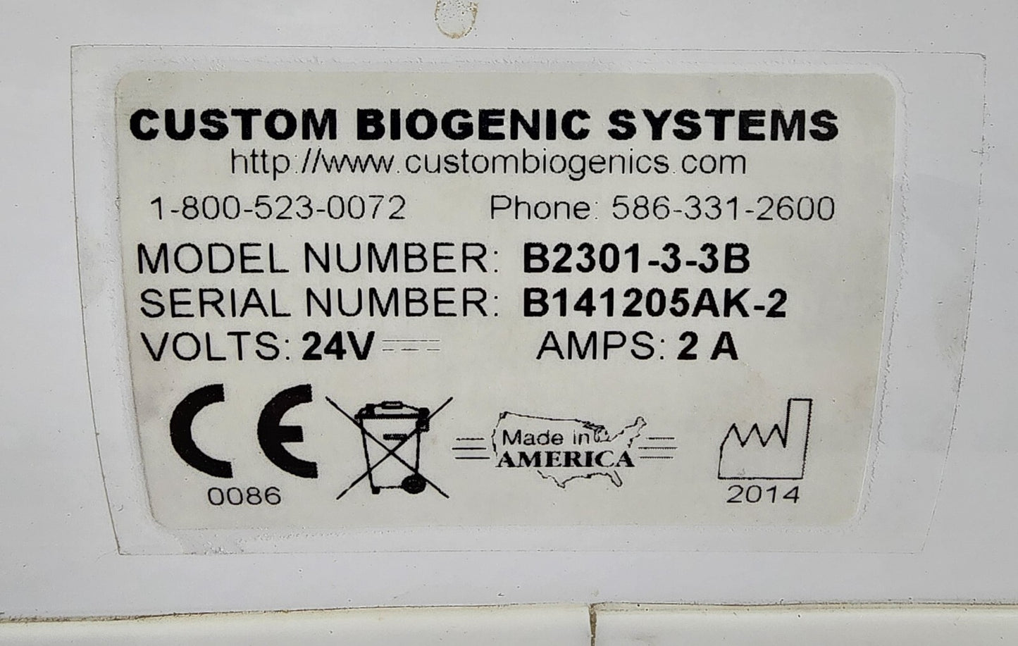CBS Isothermal V32000-AB/C Cryo LN2 Nitrogen Carousel Storage System 70L