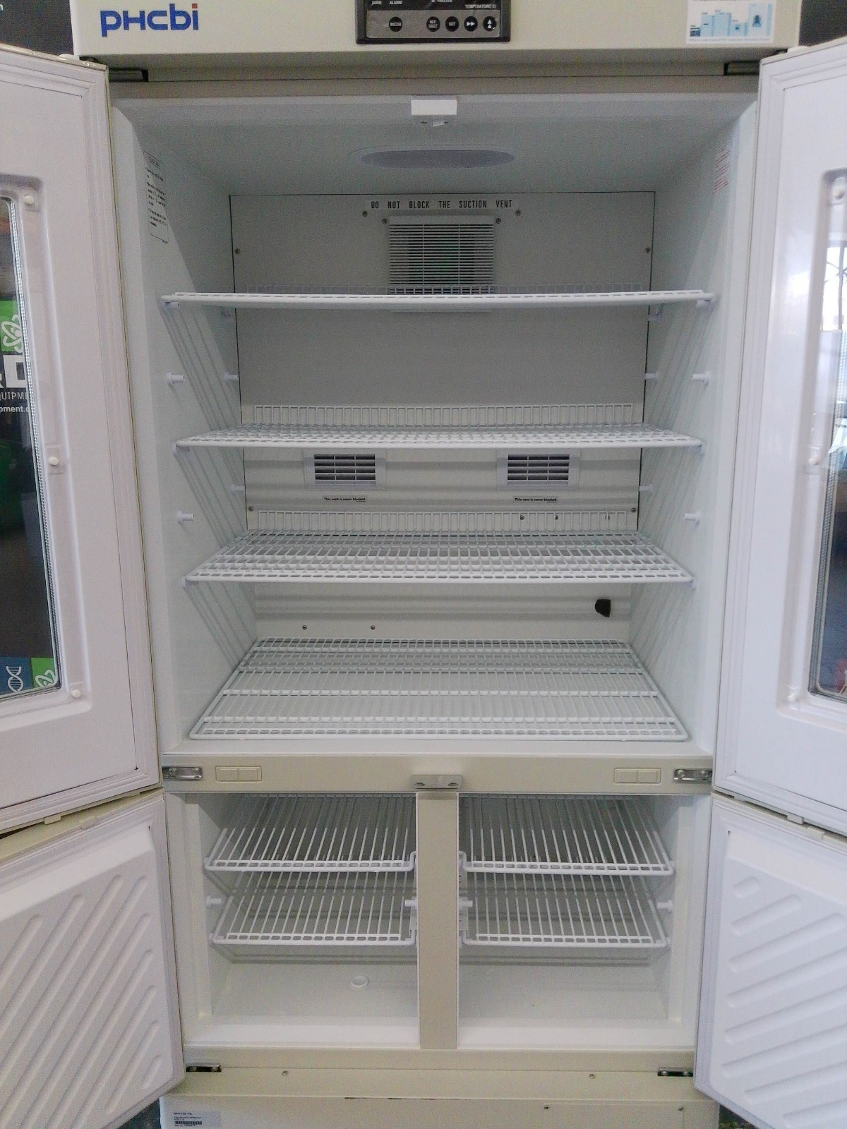 PHCbi MPR-715F-PA Laboratory Refrigerator and Freezer Combo +4C / -30C