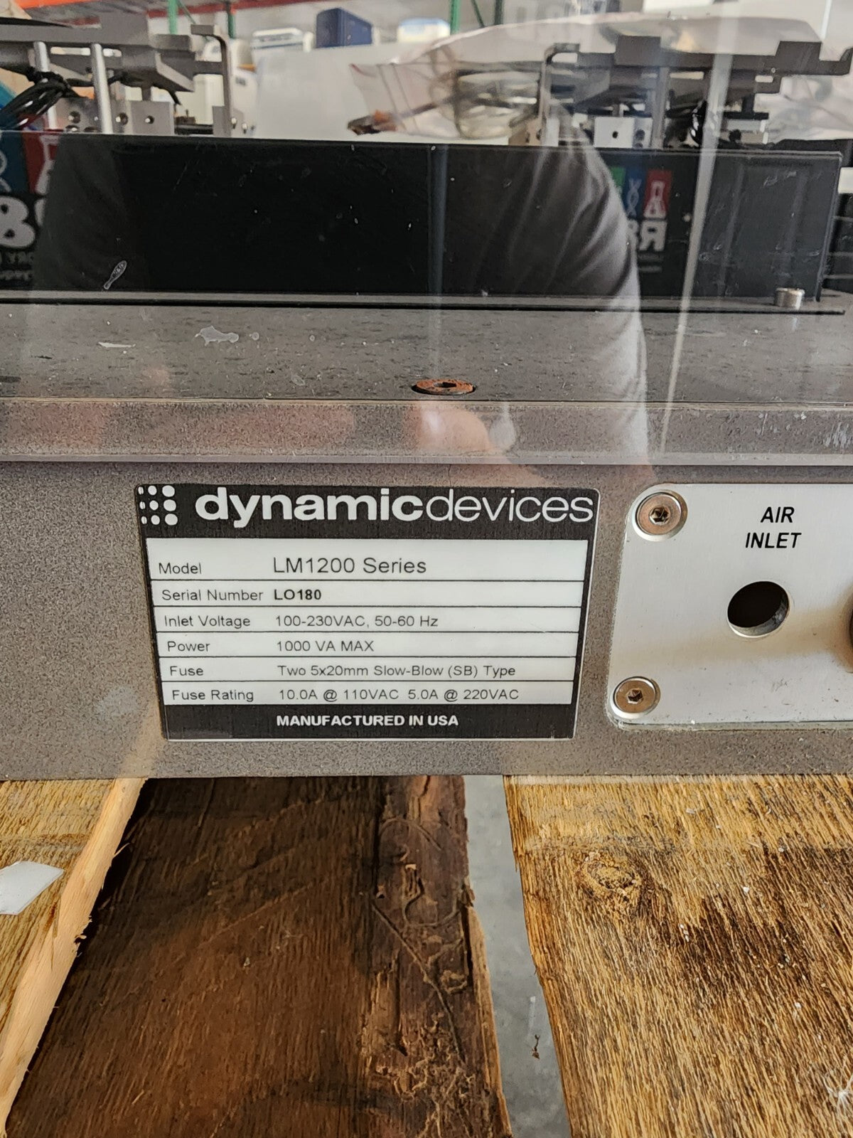 Dynamic Devices Oasis LM 1200 Robotic Liquid Handler w/ Envirco Mac 10 Blower