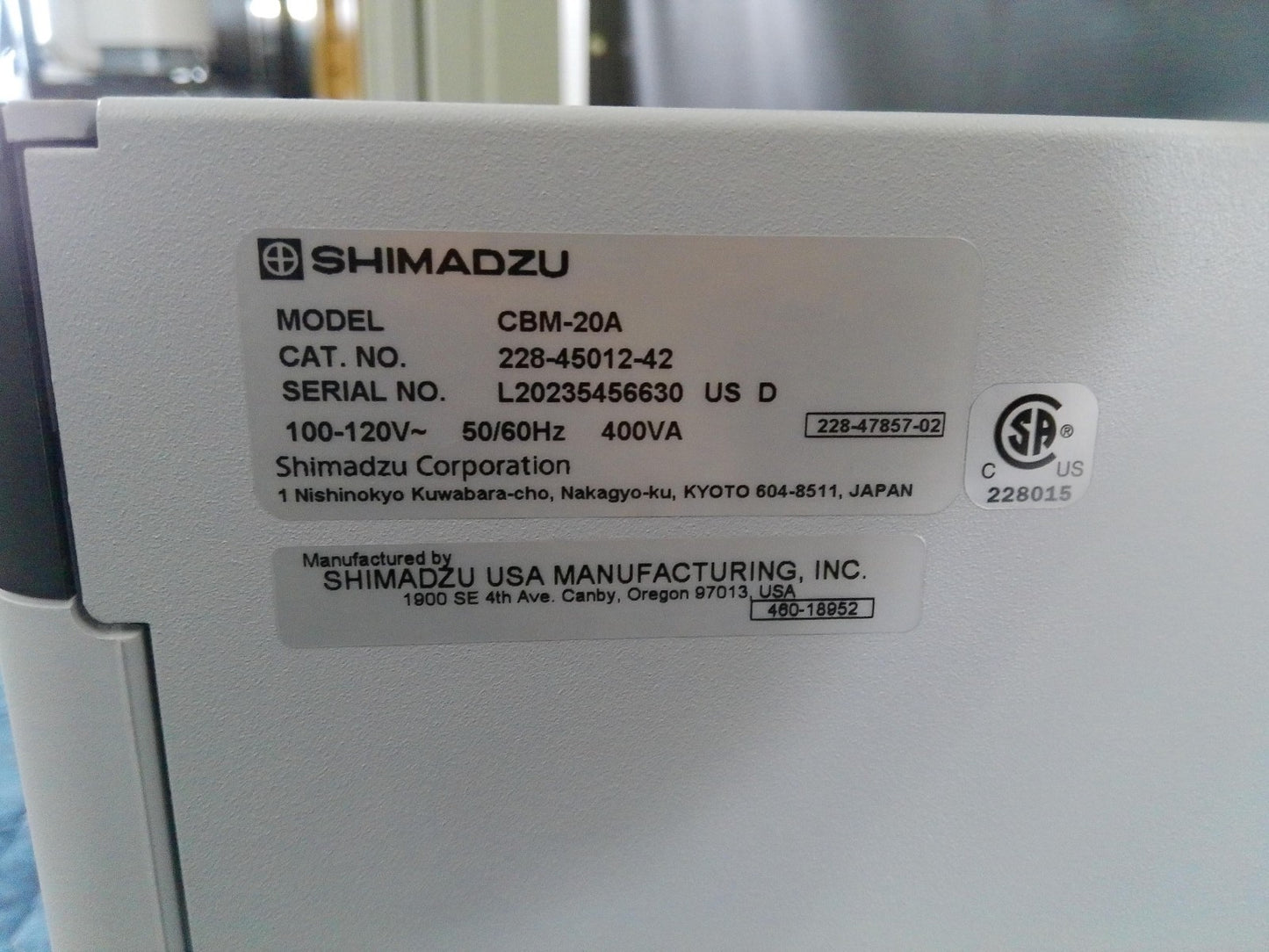 Shimadzu CBM-20A Communications Bus Module HPLC (Lot of 2)