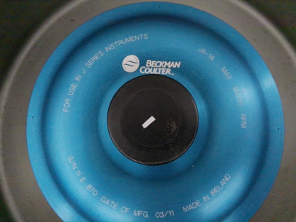 Beckman Avanti J-E Refrigerated Floor Centrifuge w/JA-14 Rotor 208v FULLY TESTED