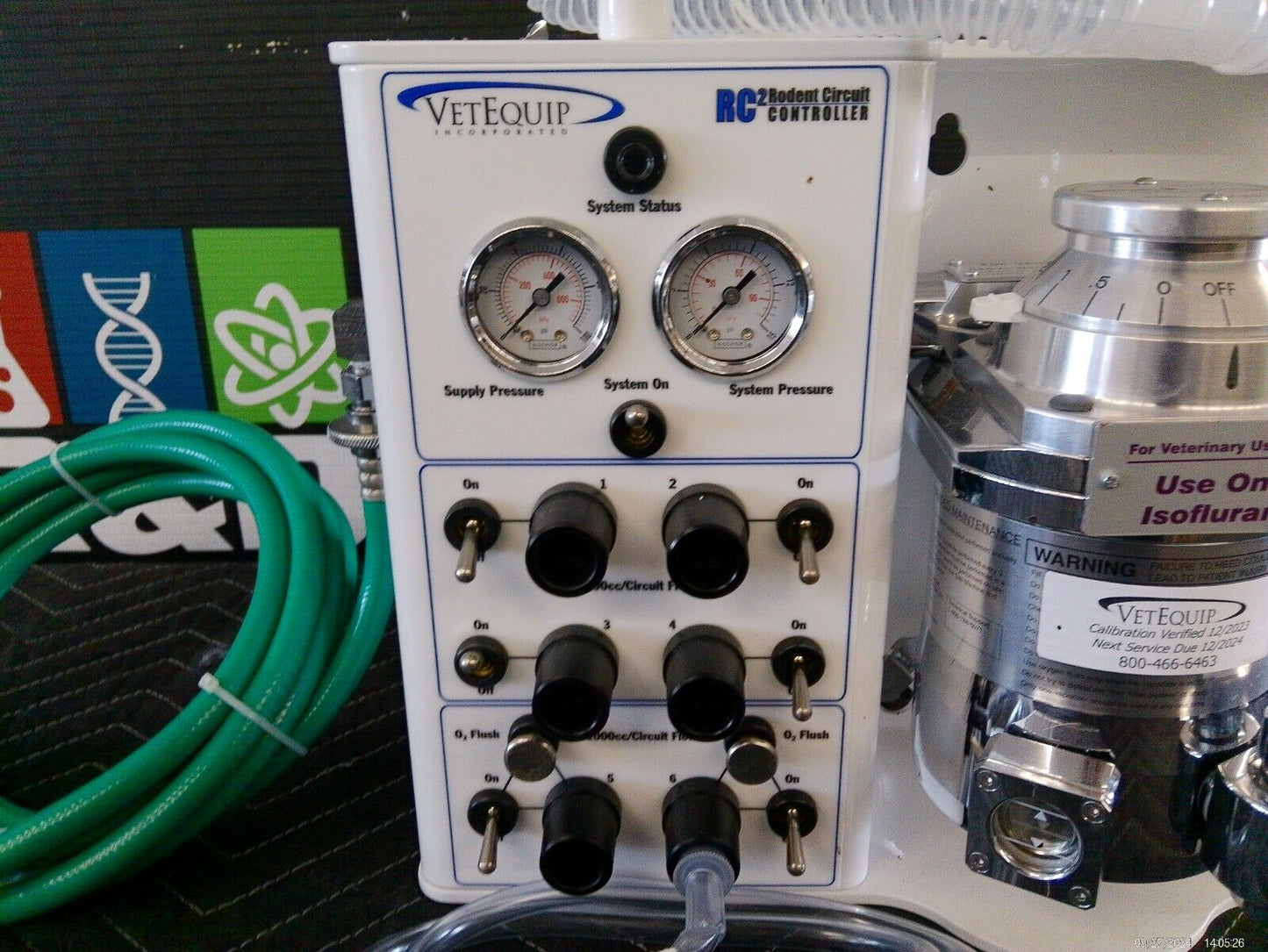 VetEquip RC2 Rodent Circuit Controller Anesthesia System
