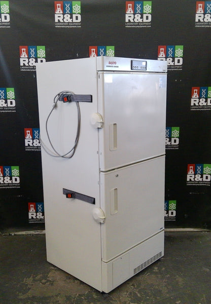 Sanyo MDF-U537 Two-Door Biomedical -30C Lab Freezer 17Cf 120V FULLY TESTED