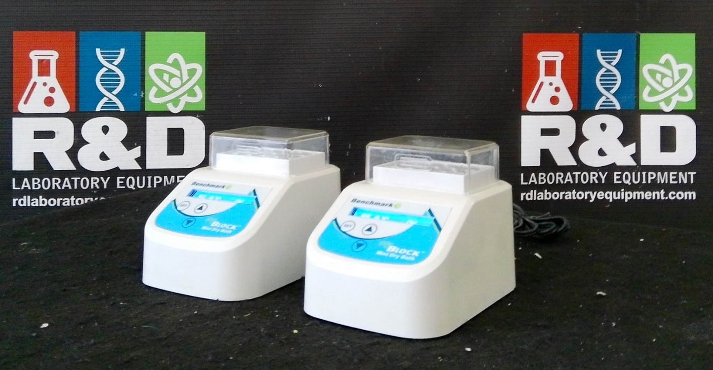 Benchmark BSH200 My Block Mini Dry Bath model w/0.2 mL block (Lot of 2)