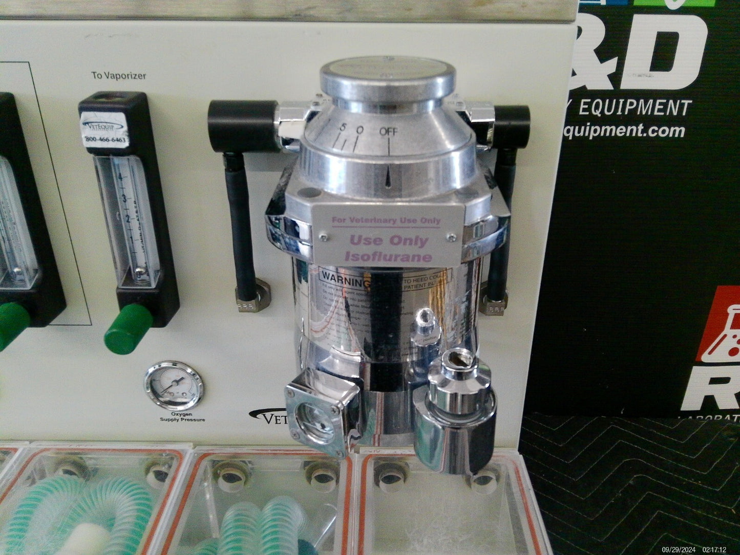 VetEquip Impac 6 Quad-Chamber Rodent/Mouse Veterinary Anesthesia System