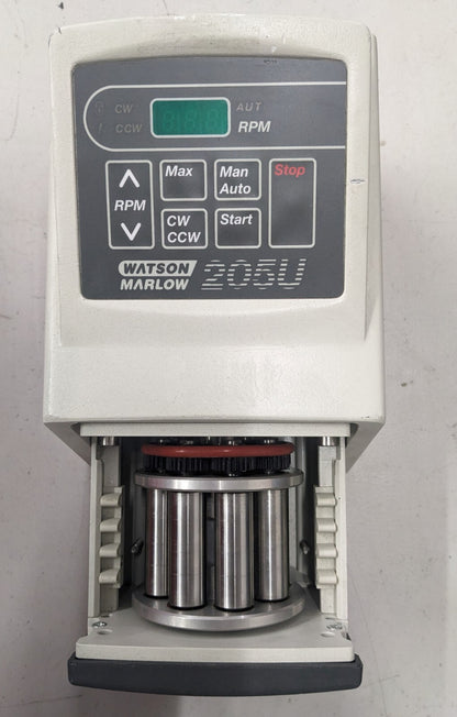 Watson Marlow 205U Peristaltic Pump w/ 204CA 4 Channel 8 Roller Head 120v