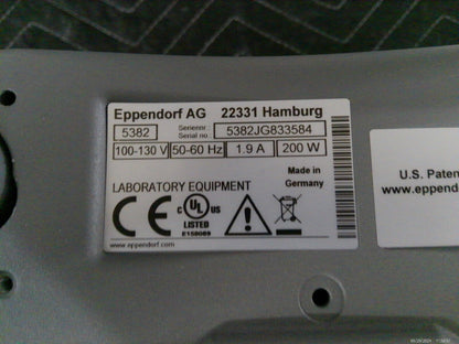 Eppendorf 5382, ThermoMixer C, 5.0ml Thermo Block, 120v, FULLY TESTED