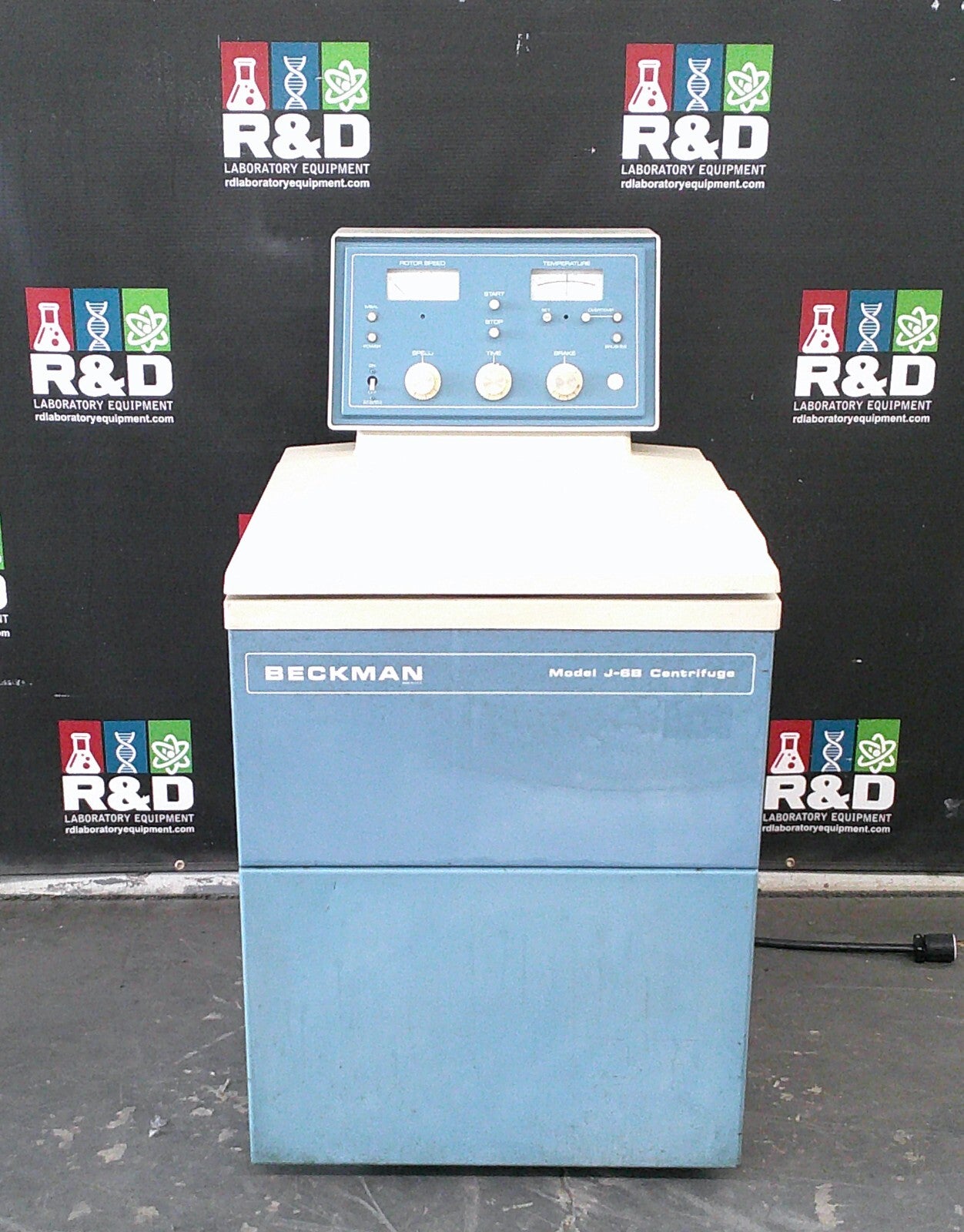 Beckman Coulter J-6B Floor Centrifuge JS-4.2 Rotor & Buckets(x4) FULLY TESTED