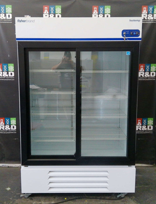 FisherBrand FBG45RPLA Isotemp Glass Two Door/Double Door +4C Refrigerator 45Cf
