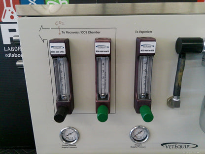 VetEquip Impac 6 Quad-Chamber Mouse Veterinary Isoflurane Anesthesia System