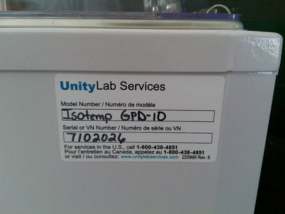 Fisherbrand Isotemp GPD10 General Purpose Deluxe Water Bath 10L FULLY TESTED
